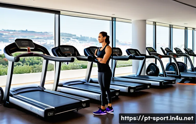 생활체육지도사로 전직하기 위한 팁 - **Prompt 1: A Certified Portuguese Fitness Professional Coaching in a Modern Gym**
    A highly prof...